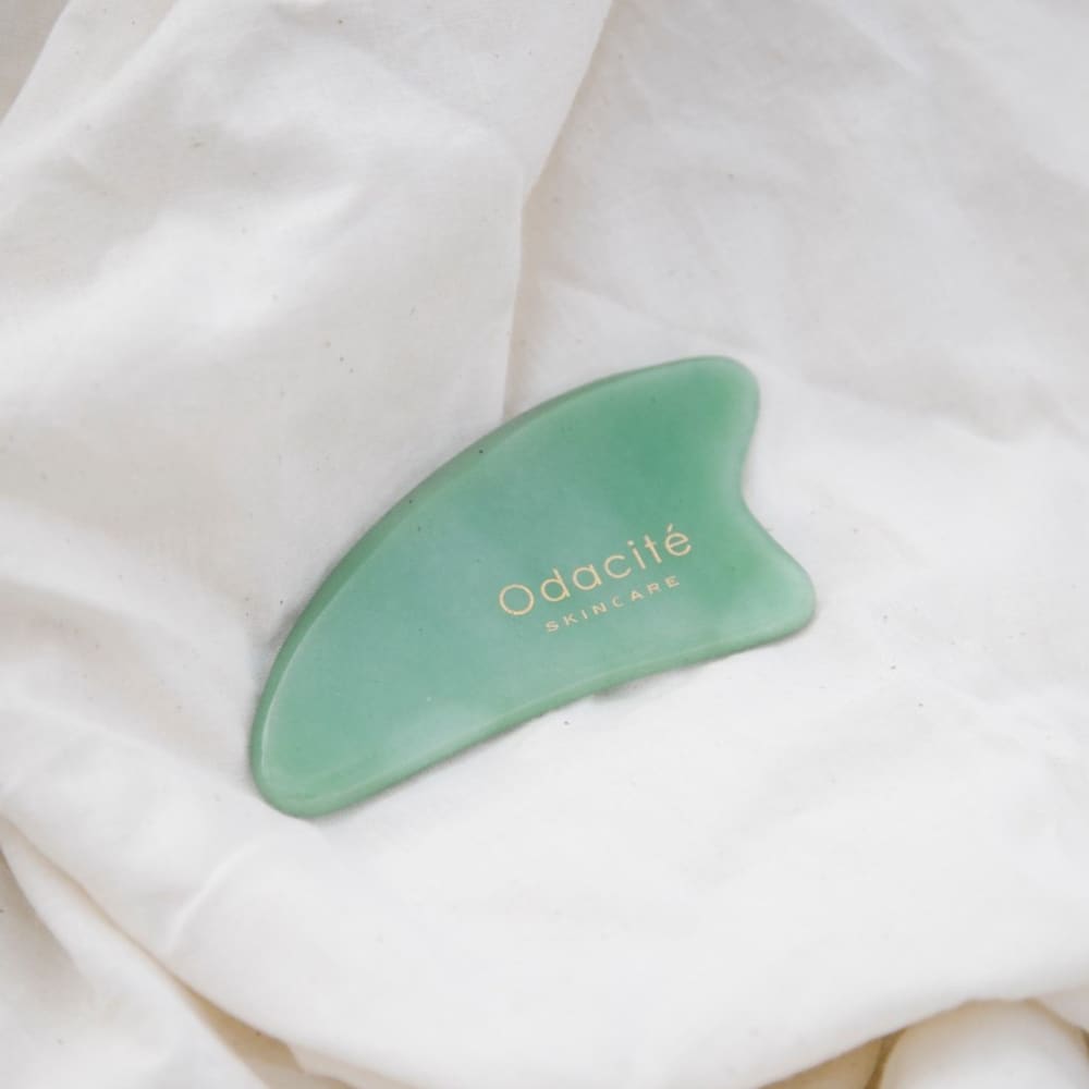 Crystal Contour Gua Sha | Green Aventurine