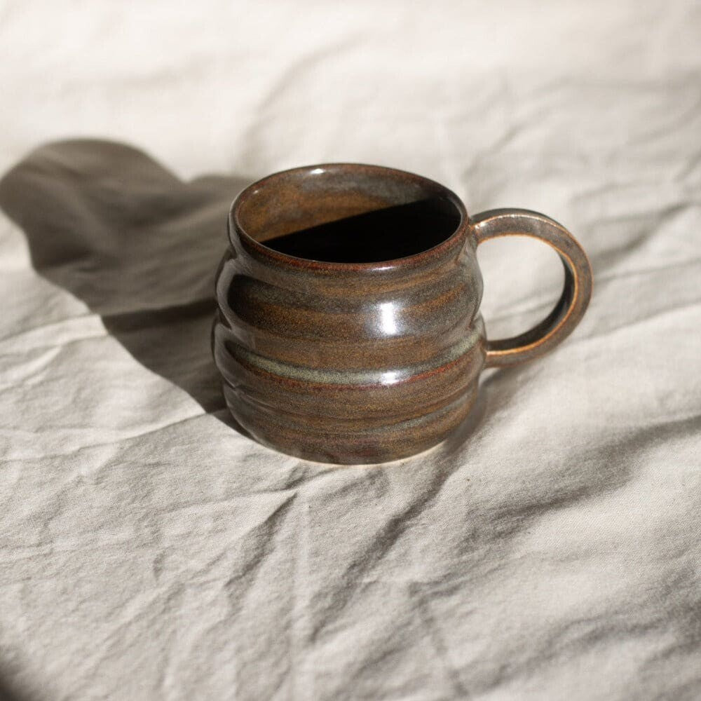 ripple mug - pottery
