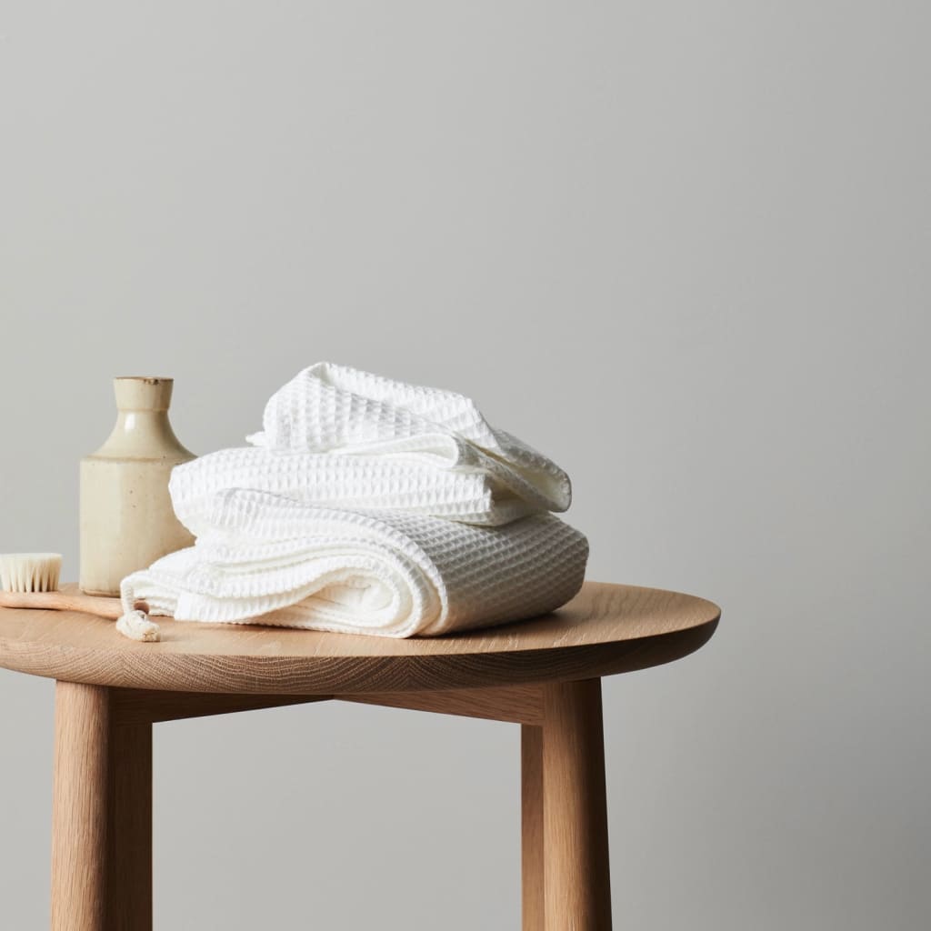 Waffle Hand Towel Set | Cloud - Cloud - hand towel