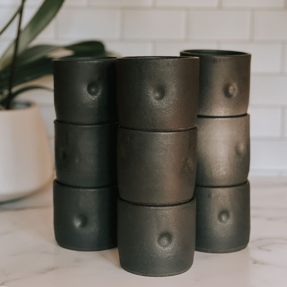 Black Mug | Thumb Indent - Coffee Mug
