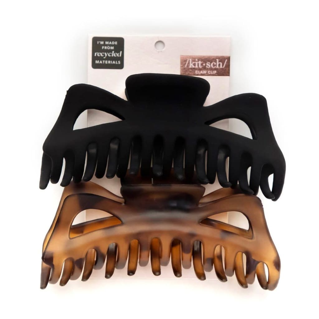 Jumbo Classic Claw Clips 2pc - Recycled Plastic - Hair Clips